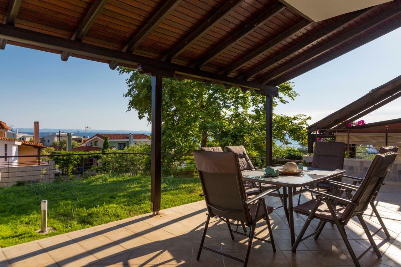 Villa Kristin 2 - 2Min Walk To Great Sandy, Shallow Beach Nikiti  Exterior foto